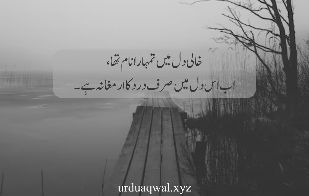 sad quotes in urdu