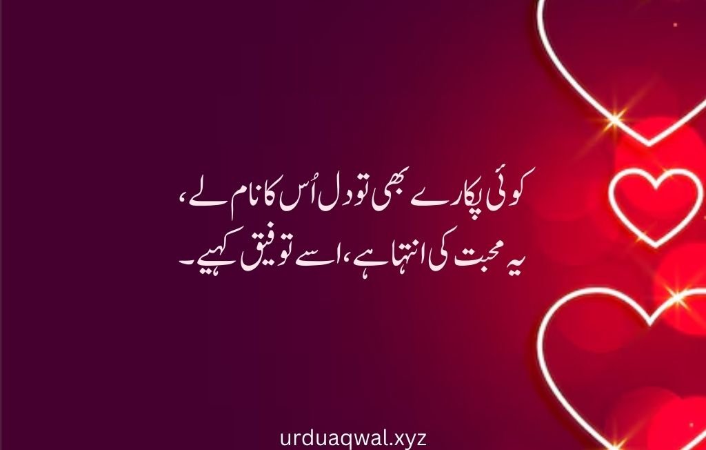 heart touching love quotes in urdu