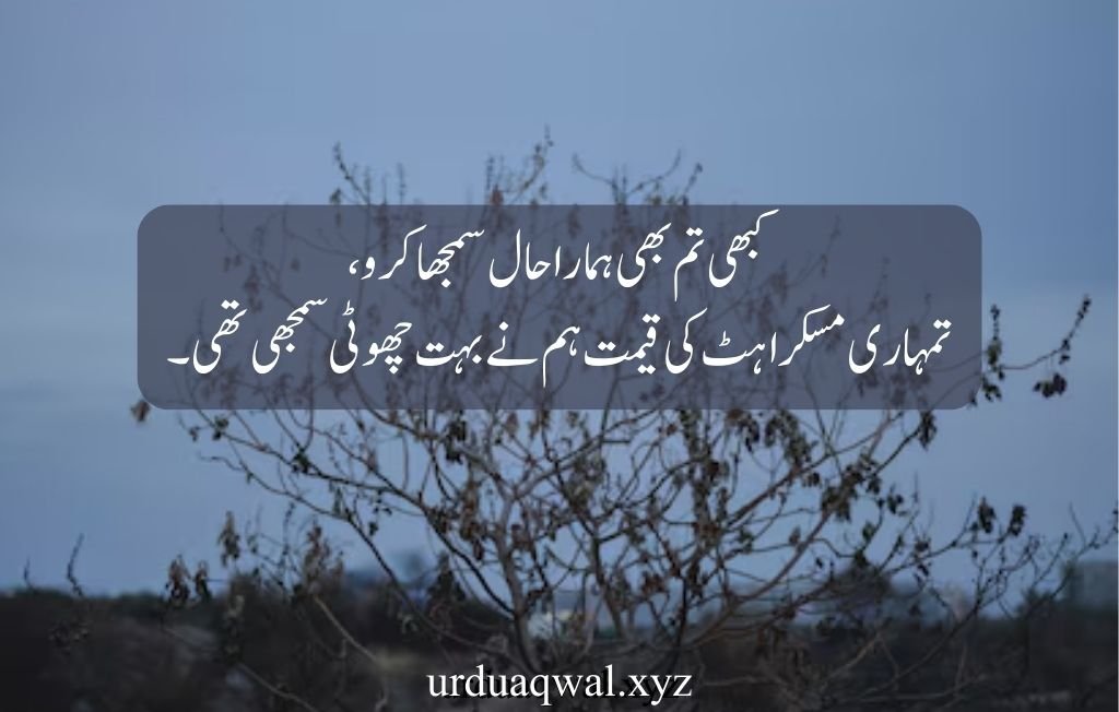 sad quotes in urdu