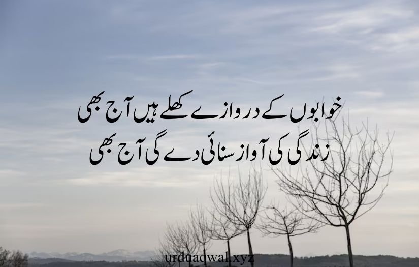 sad 2 lines quotes in urdu