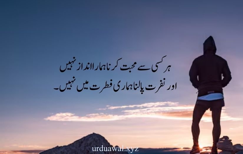 shayari in urdu attitude