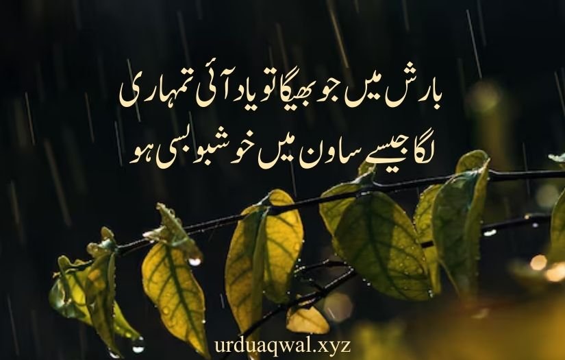 barish quotes in urdu