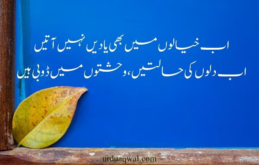 best 2 line quotes in urdu