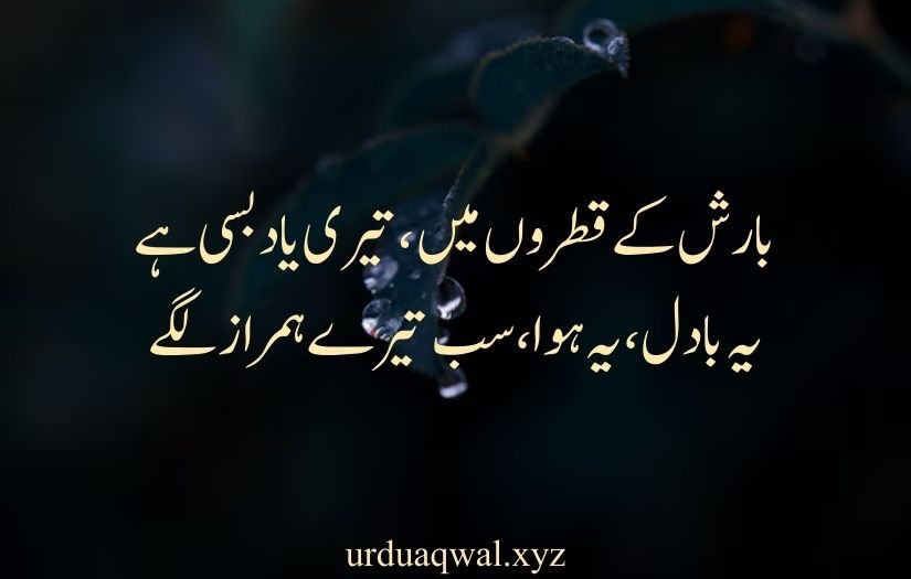 barish quotes in urdu