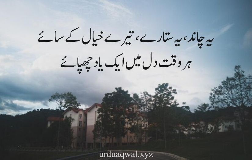 sad 2 lines quotes in urdu