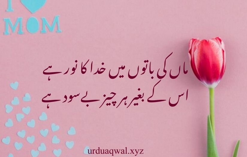 maa shayari in urdu 2 line