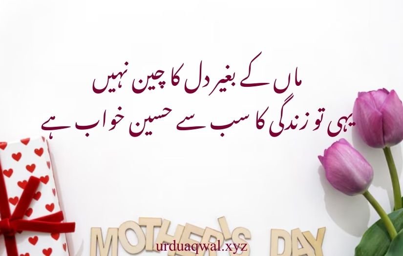 maa shayari in urdu 2 line