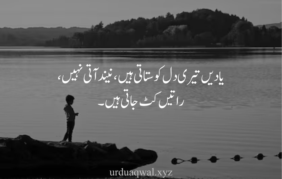 yaad poetry in urdu 2 lines