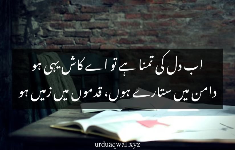 2 line urdu shayari