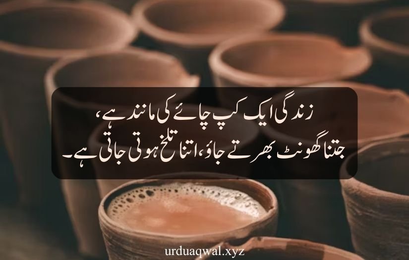 tea quotes in urdu