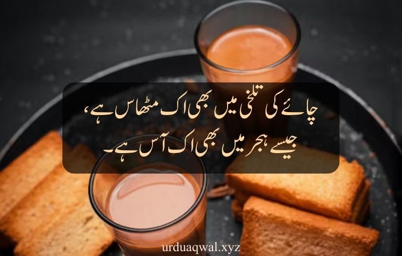 tea quotes in urdu