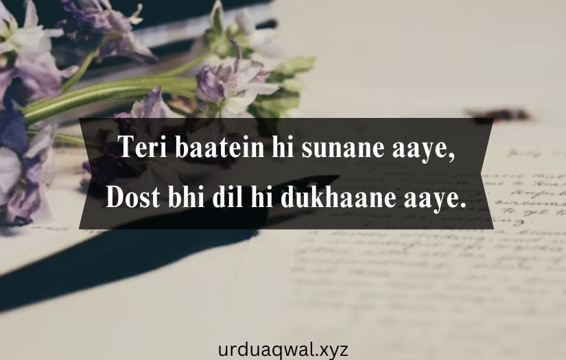 urdu shayari in english