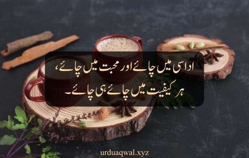 tea quotes in urdu