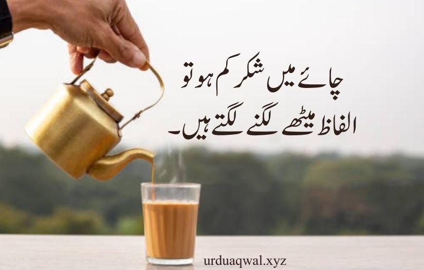 tea quotes in urdu