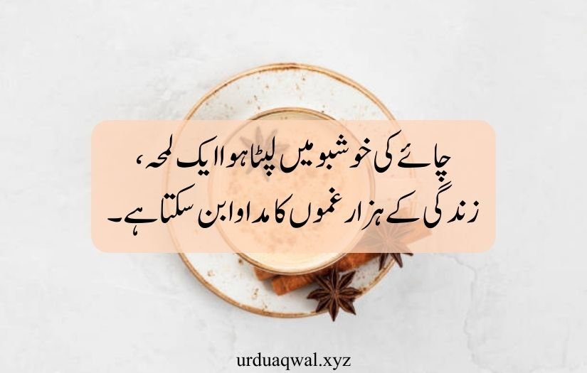 tea quotes in urdu