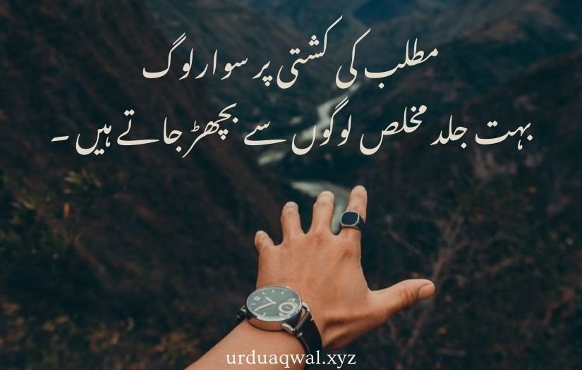 matlabi rishte quotes in urdu